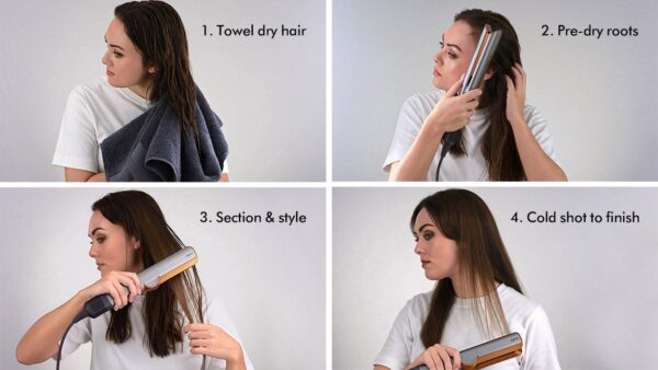 Refurbished Dyson Airstrait™ straightener (Nickel/Copper)