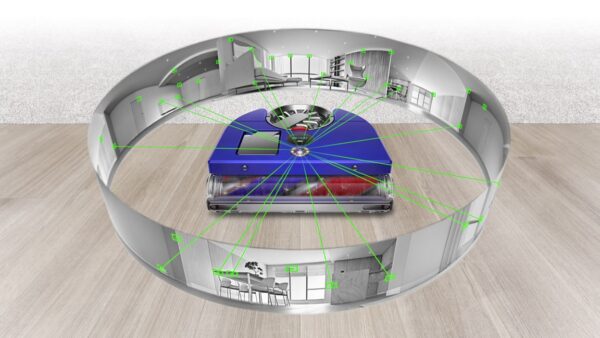 Dyson 360 Vis Nav™ robot vacuum (Blue/Nickel)