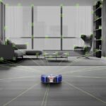 Dyson 360 Vis Nav™ robot vacuum (Blue/Nickel)