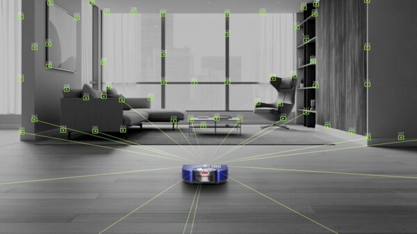 Dyson 360 Vis Nav™ robot vacuum (Blue/Nickel)